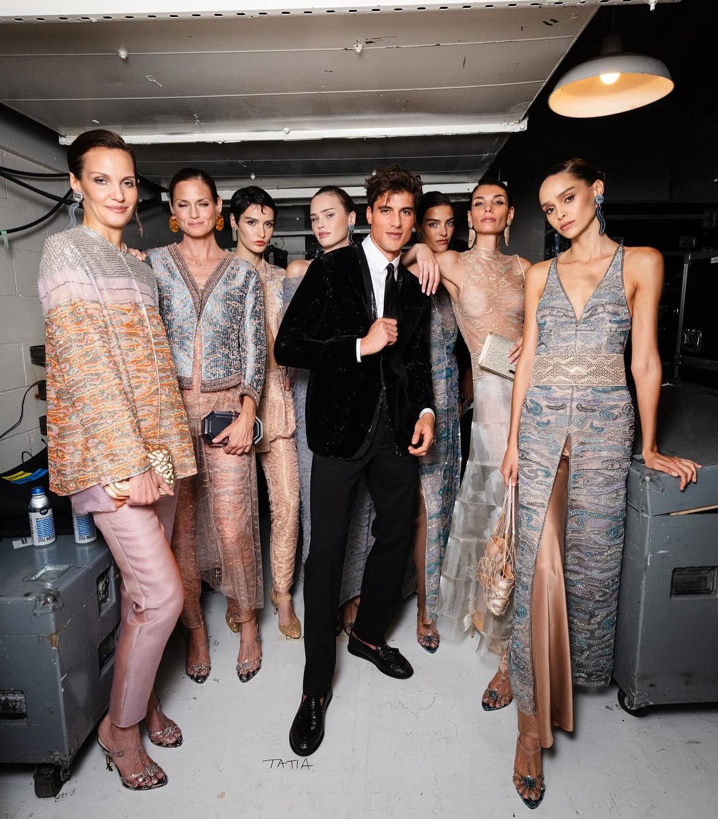 Closing the Giorgio Armani’s show in New York ✨✨ 
Thanks to the casting director @gerelovesa, to the designer @gianlucadellorco and of course to all the Team of @giorgioarmani.