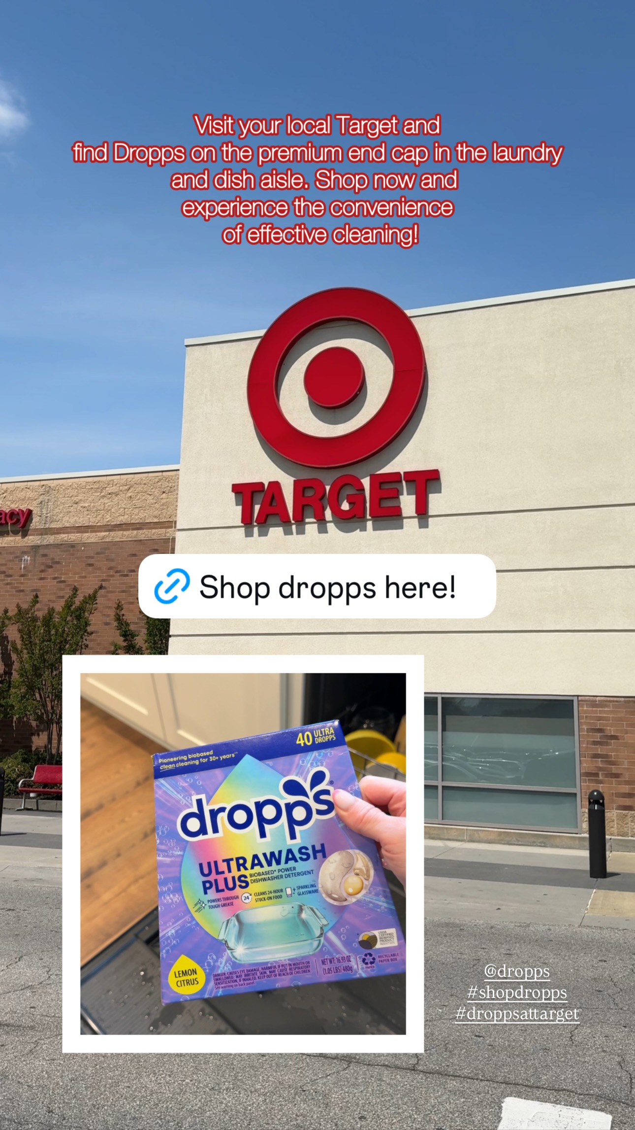 @dropps 
#shopdropps 
#droppsattarget